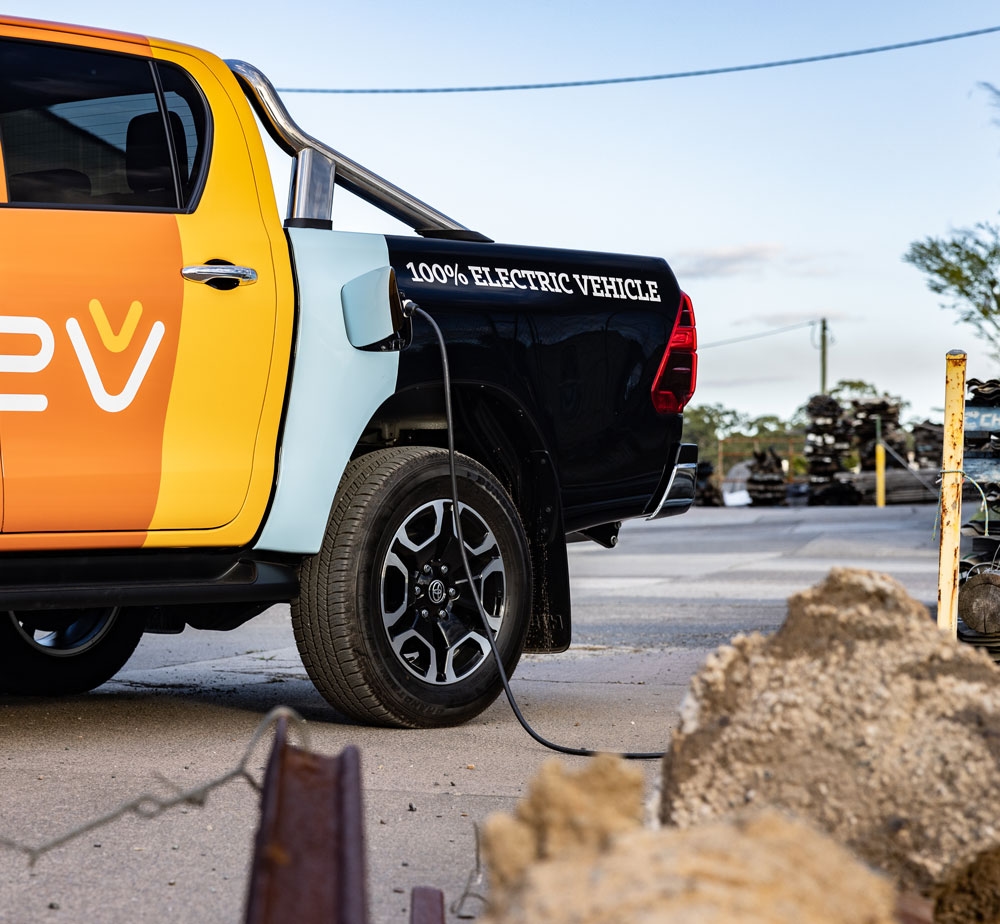 Roev converted vehicle charging