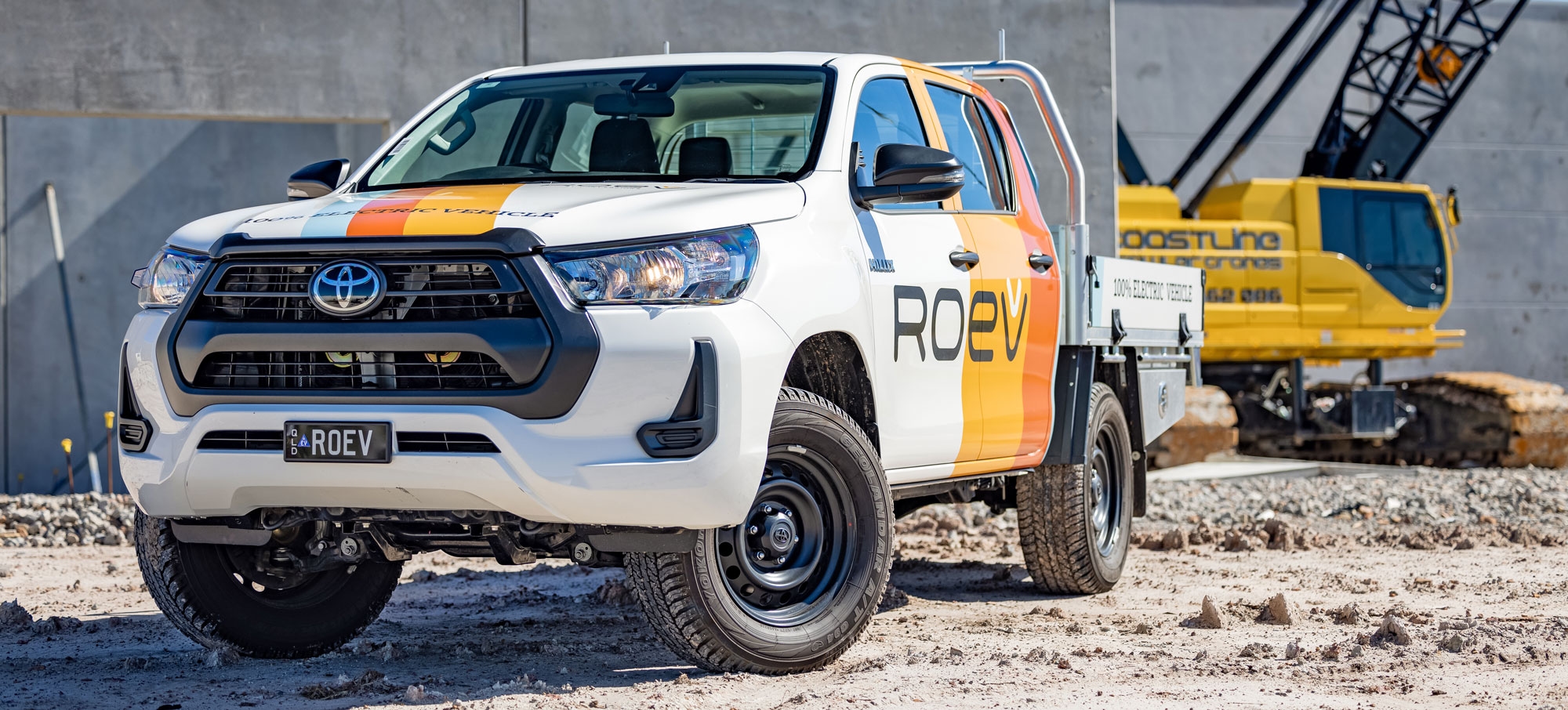 Roev vehicle charging, side profile