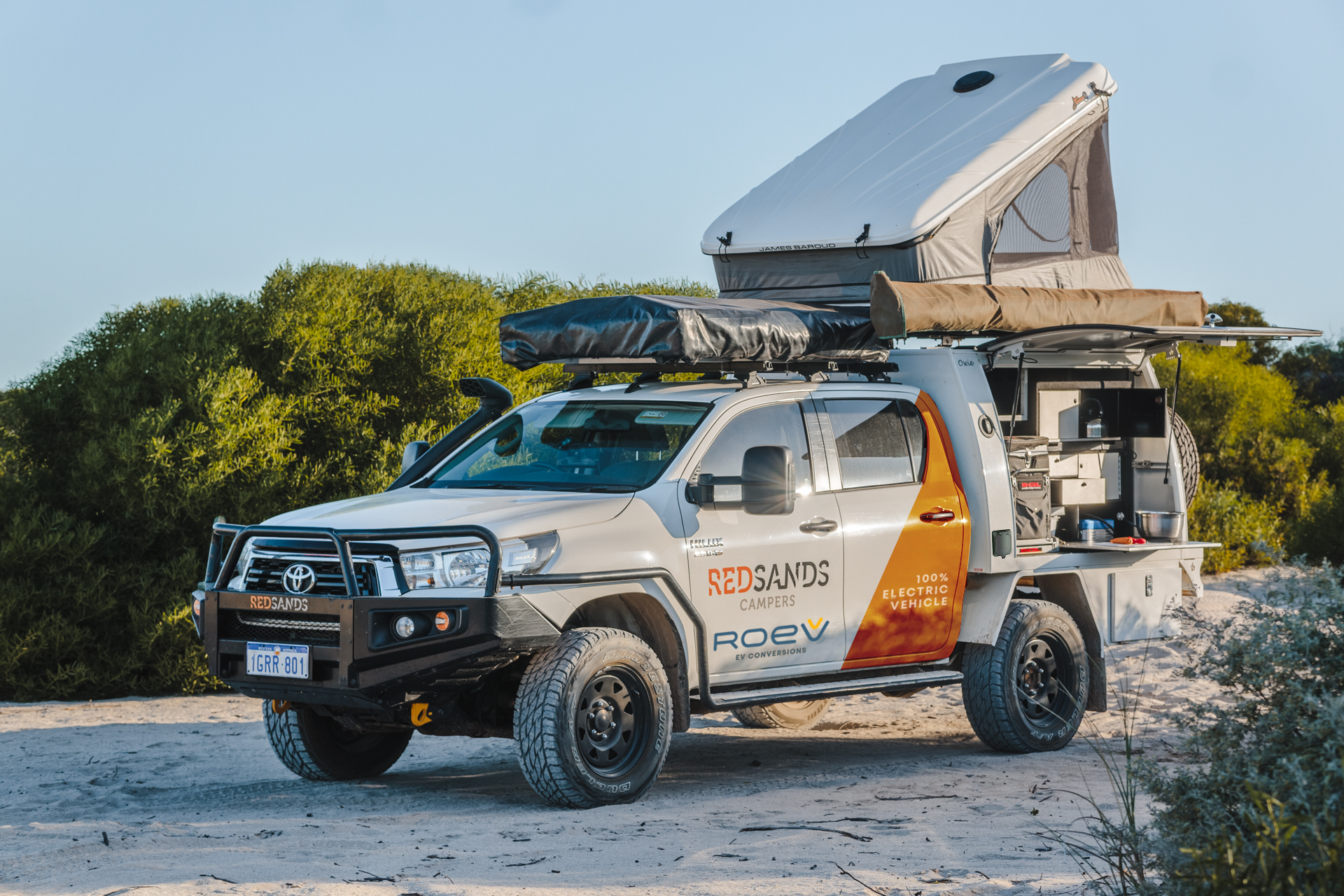 RedSands and Roev to make Australia’s first fully electric 4WD camper
